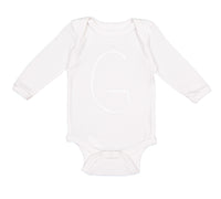 Long Sleeve Bodysuit Baby Capital G School Teacher Boy & Girl Clothes Cotton - Cute Rascals