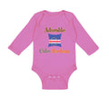 Long Sleeve Bodysuit Baby Adorable Cabo Verdean Cape Verde Boy & Girl Clothes