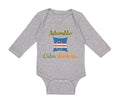 Long Sleeve Bodysuit Baby Adorable Cabo Verdean Cape Verde Boy & Girl Clothes