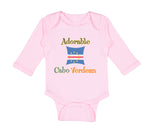 Long Sleeve Bodysuit Baby Adorable Cabo Verdean Cape Verde Boy & Girl Clothes - Cute Rascals