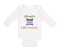 Long Sleeve Bodysuit Baby Adorable Cabo Verdean Cape Verde Boy & Girl Clothes