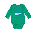 Long Sleeve Bodysuit Baby Adorable Nicaraguan Nicaragua Boy & Girl Clothes