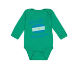 Long Sleeve Bodysuit Baby Adorable Nicaraguan Nicaragua Boy & Girl Clothes - Cute Rascals