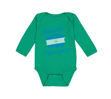 Long Sleeve Bodysuit Baby Adorable Nicaraguan Nicaragua Boy & Girl Clothes