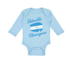 Long Sleeve Bodysuit Baby Adorable Nicaraguan Nicaragua Boy & Girl Clothes - Cute Rascals