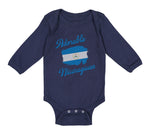 Long Sleeve Bodysuit Baby Adorable Nicaraguan Nicaragua Boy & Girl Clothes - Cute Rascals