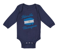 Long Sleeve Bodysuit Baby Adorable Nicaraguan Nicaragua Boy & Girl Clothes - Cute Rascals