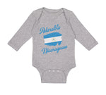 Long Sleeve Bodysuit Baby Adorable Nicaraguan Nicaragua Boy & Girl Clothes - Cute Rascals