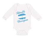 Long Sleeve Bodysuit Baby Adorable Nicaraguan Nicaragua Boy & Girl Clothes - Cute Rascals