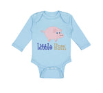 Long Sleeve Bodysuit Baby Pink Pig Little Ham Farm Boy & Girl Clothes Cotton