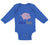 Long Sleeve Bodysuit Baby Pink Pig Little Ham Farm Boy & Girl Clothes Cotton