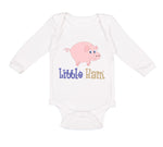 Long Sleeve Bodysuit Baby Pink Pig Little Ham Farm Boy & Girl Clothes Cotton