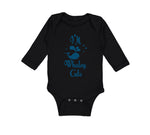 Long Sleeve Bodysuit Baby Blue Smiling Whale I'M Whaley Cute Ocean Sea Life - Cute Rascals