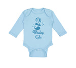 Long Sleeve Bodysuit Baby Blue Smiling Whale I'M Whaley Cute Ocean Sea Life - Cute Rascals