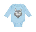 Long Sleeve Bodysuit Baby Wolf Head Boy & Girl Clothes Cotton