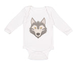 Long Sleeve Bodysuit Baby Wolf Head Boy & Girl Clothes Cotton