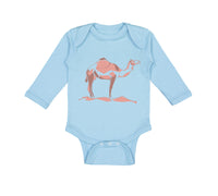 Long Sleeve Bodysuit Baby Camel Shadow A Boy & Girl Clothes Cotton - Cute Rascals