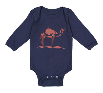 Long Sleeve Bodysuit Baby Camel Shadow A Boy & Girl Clothes Cotton