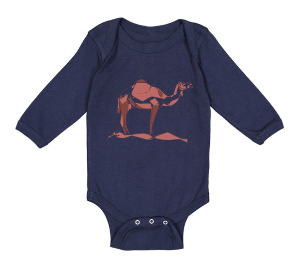 Long Sleeve Bodysuit Baby Camel Shadow A Boy & Girl Clothes Cotton - Cute Rascals