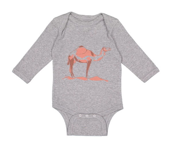 Long Sleeve Bodysuit Baby Camel Shadow A Boy & Girl Clothes Cotton - Cute Rascals