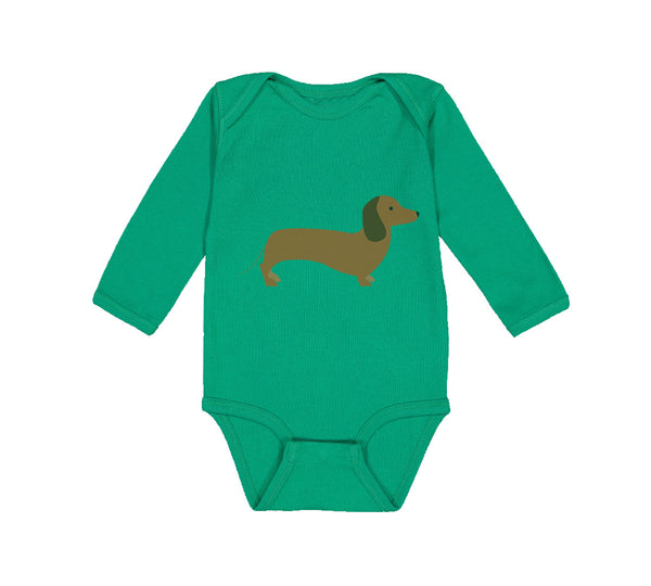 Long Sleeve Bodysuit Baby Dachshund Dog Lover Pet A Boy & Girl Clothes Cotton - Cute Rascals