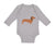 Long Sleeve Bodysuit Baby Dachshund Dog Lover Pet A Boy & Girl Clothes Cotton - Cute Rascals