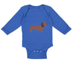 Long Sleeve Bodysuit Baby Dachshund Dog Lover Pet A Boy & Girl Clothes Cotton - Cute Rascals