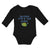 Long Sleeve Bodysuit Baby So Much Fun in The Ocean Fish with Closed Eyes Cotton