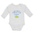 Long Sleeve Bodysuit Baby So Much Fun in The Ocean Fish with Closed Eyes Cotton