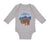 Long Sleeve Bodysuit Baby Glacier National Park Funny Humor Boy & Girl Clothes - Cute Rascals