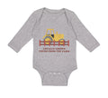 Long Sleeve Bodysuit Baby Locally Grown Fresh from The Farm Boy & Girl Clothes