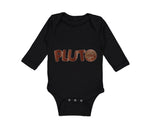 Long Sleeve Bodysuit Baby Pluto Planets Space Boy & Girl Clothes Cotton