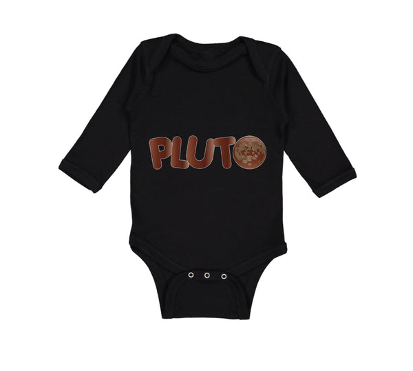 Long Sleeve Bodysuit Baby Pluto Planets Space Boy & Girl Clothes Cotton