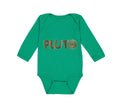 Long Sleeve Bodysuit Baby Pluto Planets Space Boy & Girl Clothes Cotton