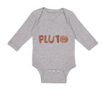 Long Sleeve Bodysuit Baby Pluto Planets Space Boy & Girl Clothes Cotton