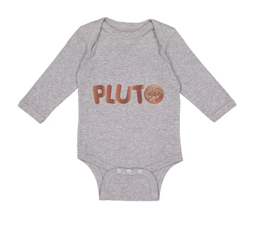 Long Sleeve Bodysuit Baby Pluto Planets Space Boy & Girl Clothes Cotton