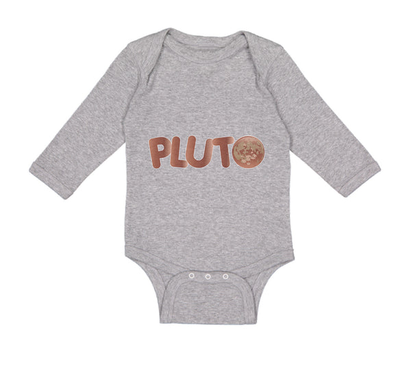 Long Sleeve Bodysuit Baby Pluto Planets Space Boy & Girl Clothes Cotton