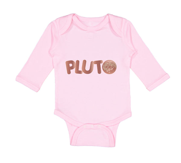 Long Sleeve Bodysuit Baby Pluto Planets Space Boy & Girl Clothes Cotton