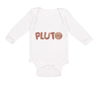 Long Sleeve Bodysuit Baby Pluto Planets Space Boy & Girl Clothes Cotton