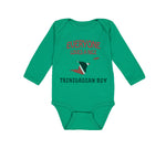 Long Sleeve Bodysuit Baby Loves Nice Trinidadian Trinidad Tobago Cotton