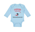 Long Sleeve Bodysuit Baby Loves Nice Trinidadian Trinidad Tobago Cotton
