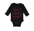 Long Sleeve Bodysuit Baby Auntie S Little Valentine Aunt Boy & Girl Clothes