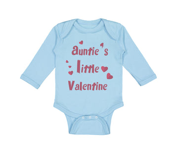 Long Sleeve Bodysuit Baby Auntie S Little Valentine Aunt Boy & Girl Clothes
