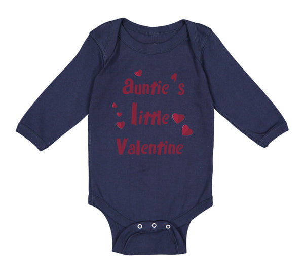 Long Sleeve Bodysuit Baby Auntie S Little Valentine Aunt Boy & Girl Clothes - Cute Rascals