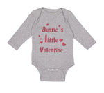 Long Sleeve Bodysuit Baby Auntie S Little Valentine Aunt Boy & Girl Clothes - Cute Rascals