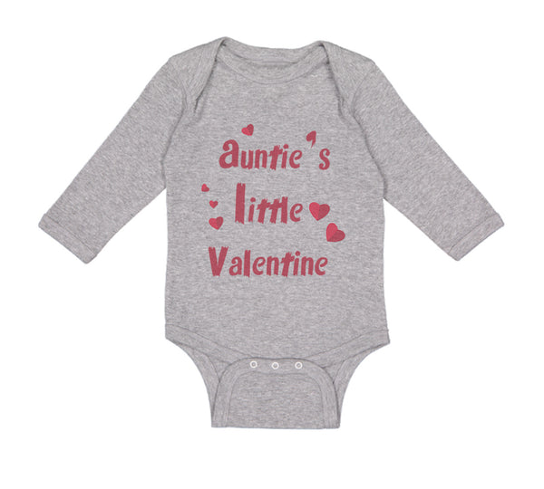 Long Sleeve Bodysuit Baby Auntie S Little Valentine Aunt Boy & Girl Clothes - Cute Rascals