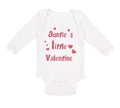 Long Sleeve Bodysuit Baby Auntie S Little Valentine Aunt Boy & Girl Clothes