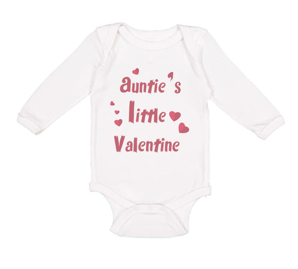 Long Sleeve Bodysuit Baby Auntie S Little Valentine Aunt Boy & Girl Clothes - Cute Rascals