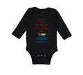 Long Sleeve Bodysuit Baby I Can T Even Walk Yet but I Already Love Palestine