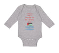 Long Sleeve Bodysuit Baby I Can T Even Walk Yet but I Already Love Palestine
